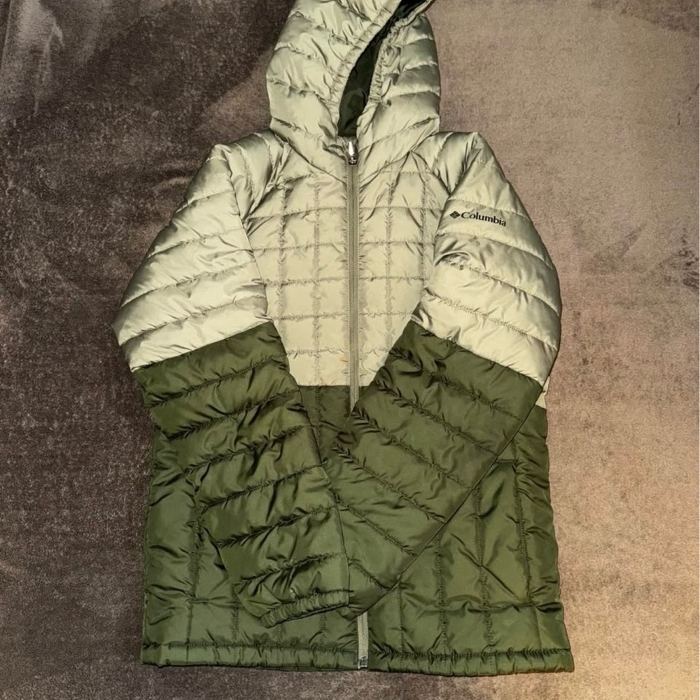 Columbia Olive and Gray Jacket